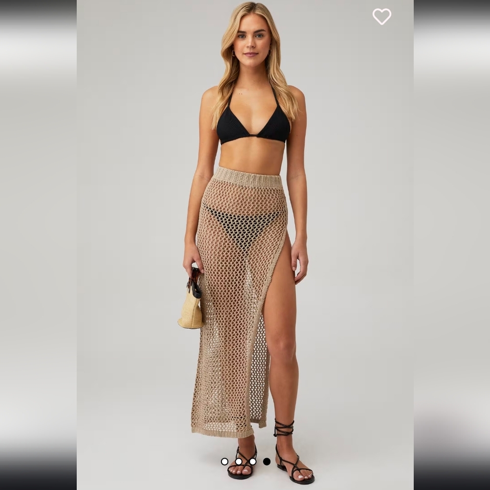 Beach Riot Deborah‎ Tan Skirt